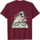Parrot DJ Turntable DJ Parrot Bird EDM House Music Producer T-Shirt - T-Shirt | Maroon