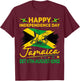 Happy Independence Day Jamaica 1962 Jamaican Men Women T-Shirt - T-Shirt | Maroon