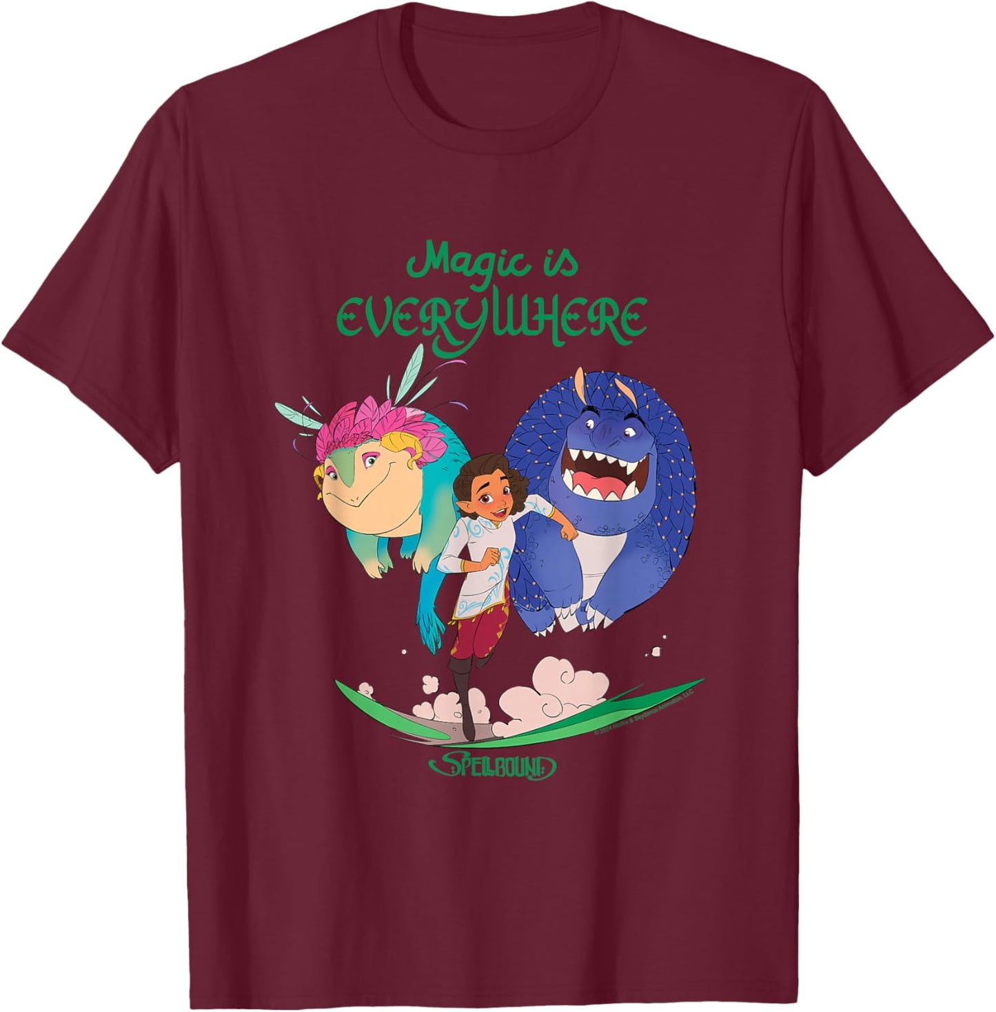 Spellbound Magic Is Everywhere Enchanted Group T-Shirt - T-Shirt | Maroon