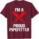 Pipefitter I'm A Proud Pipefitter T-Shirt - T-Shirt | Maroon
