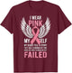 I Wear Pink For Myself T shirt My Scars Tell A Story T-Shirt - T-Shirt | Maroon