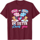 Bears Pink Or Blue Big Sister Loves You Gender Reveal T-Shirt - T-Shirt | Maroon