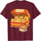 Cat Lover Fast Food Chicken Nuggets Cat Foodie Kitten Nuggets - -Adults & Kids - Black - Small - Short Sleeve - Cat Themed T-Shirt - T-Shirt | Maroon