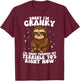 Sorry I'm Cranky I'm Going Through My Terrible 70's Sloth T-Shirt - T-Shirt | Maroon