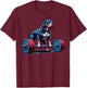 Pitbull Deadlifting Shirt, Pit Bull Gym Workout Deadlift Gym T-Shirt - T-Shirt | Maroon