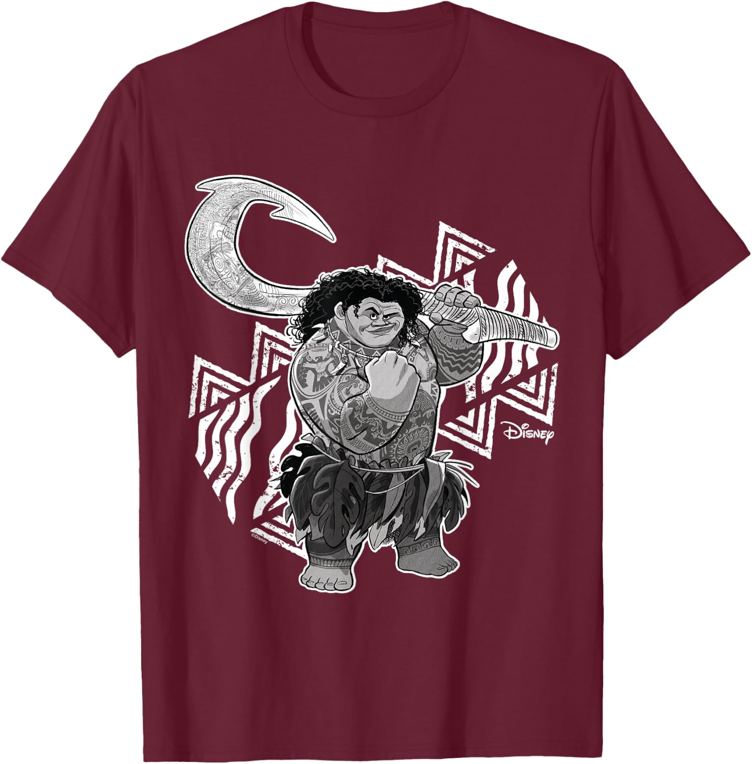 Moana - Maui T-Shirt - T-Shirt | Maroon