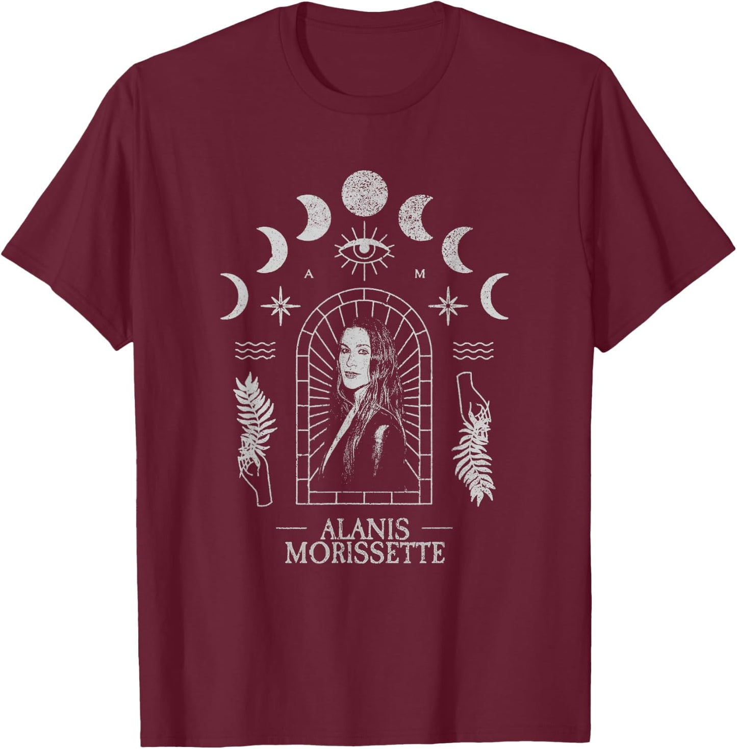 Alanis Morissette - Moon T-Shirt - T-Shirt | Maroon