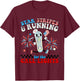 4th July Er Nurse Stars Stripes and Running for Call Lights T-Shirt - T-Shirt | Maroon