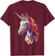 Unicorn Mythical Graphic Fantasy Art Unicorn T-Shirt - T-Shirt | Maroon