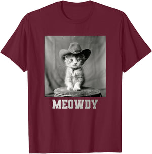 Funny Cat T-Shirt - T-Shirt | Maroon