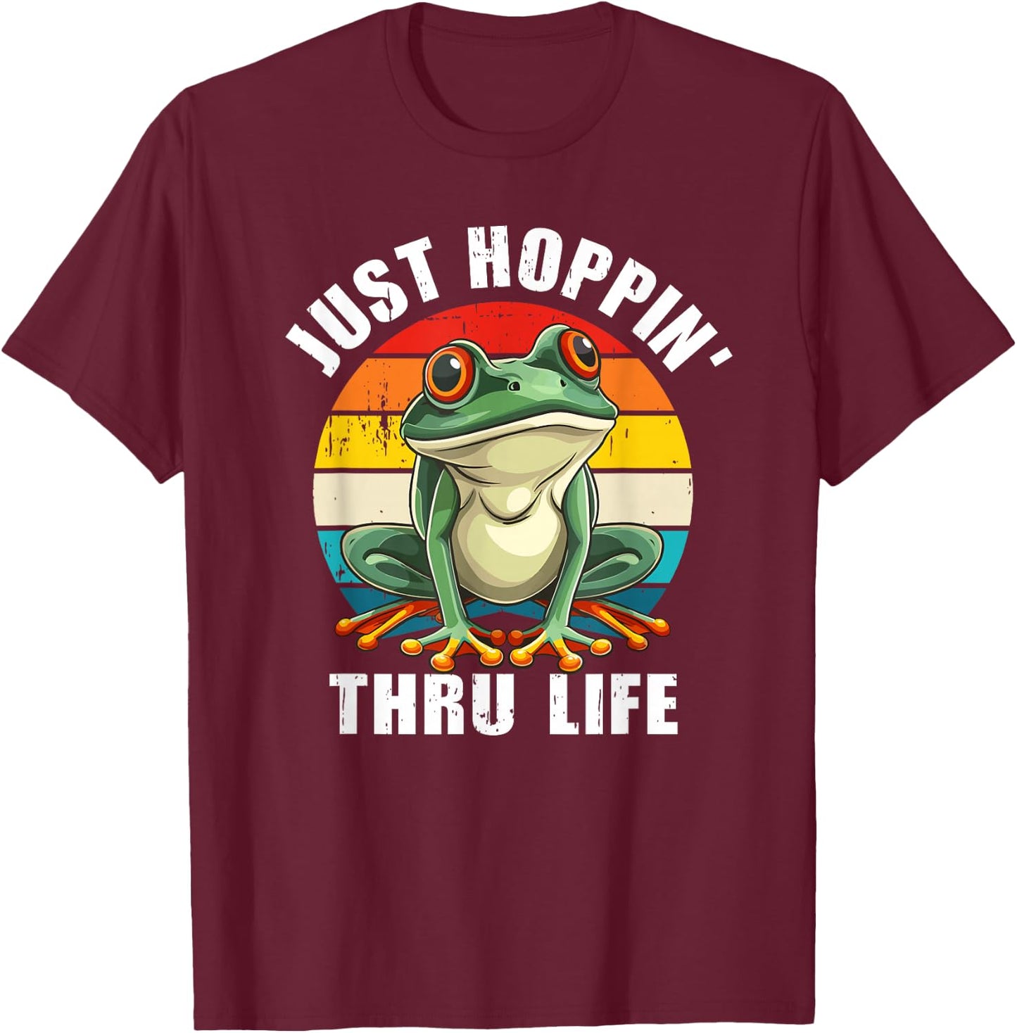 Frog T-Shirt - T-Shirt | Maroon