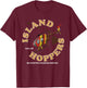 Magnum Island Helicopter Charter Service Hoppers T-Shirt - T-Shirt | Maroon