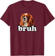 Cute Funny Bro Bruh Kids Cavalier King Charles Spaniel Dog T-Shirt - T-Shirt | Maroon