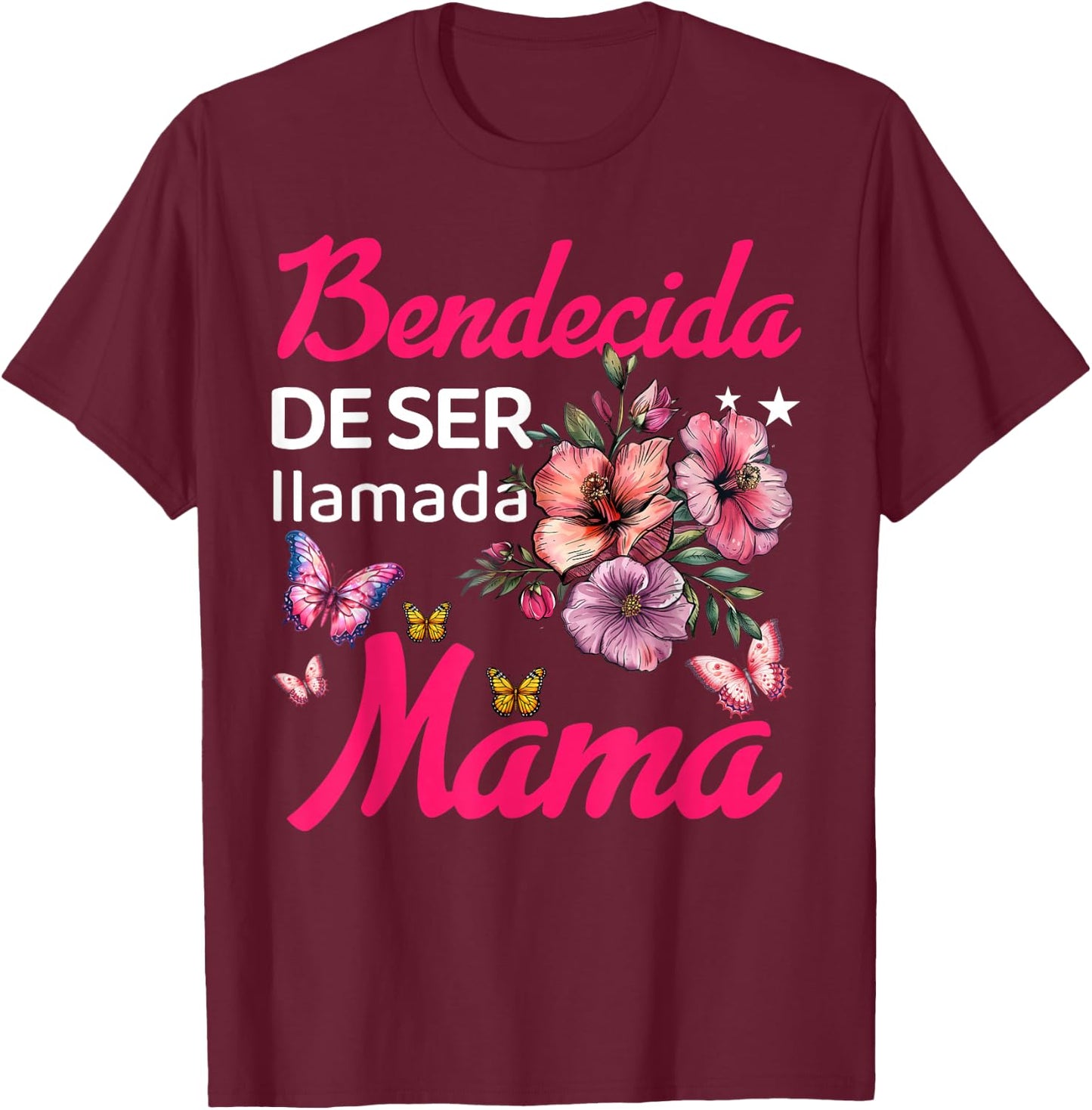 Regalos Para Mama Dia De Las Madre Espanol Camiseta Abuela T-Shirt - T-Shirt | Maroon