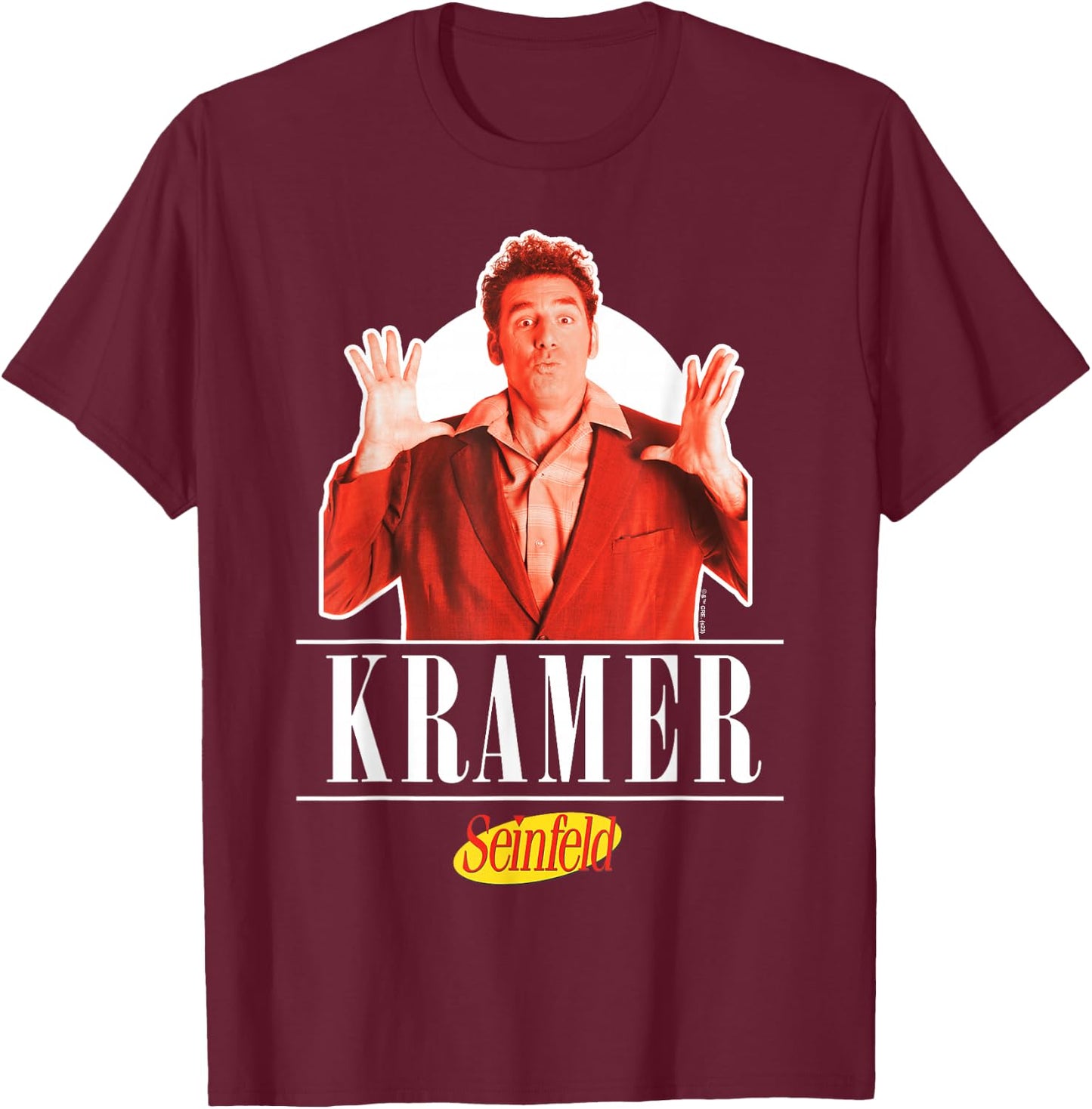 Seinfeld - Kramer T-Shirt - T-Shirt | Maroon