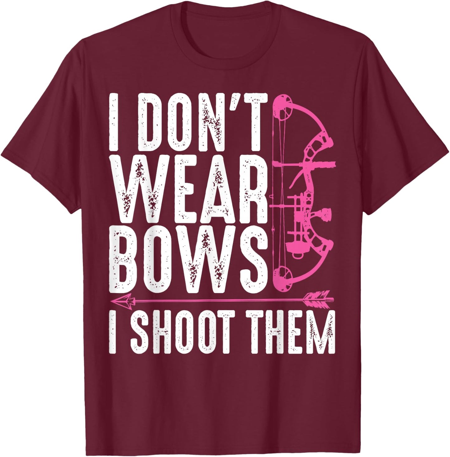 Funny Archery Gift Bow Hunting Archer Mother's Day T-Shirt - T-Shirt | Maroon