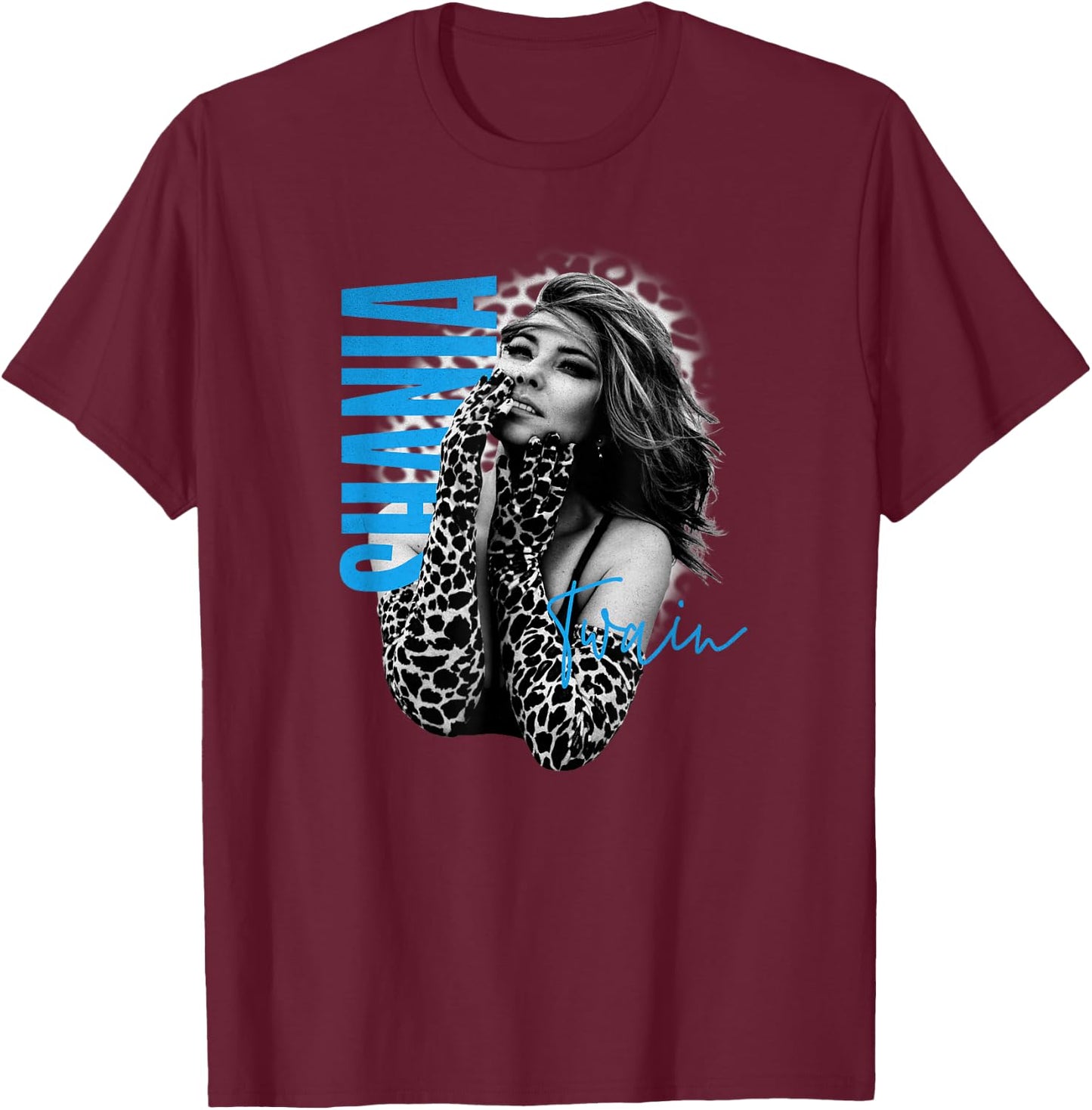 Official Shania Twain Now Tour T-Shirt - T-Shirt | Maroon