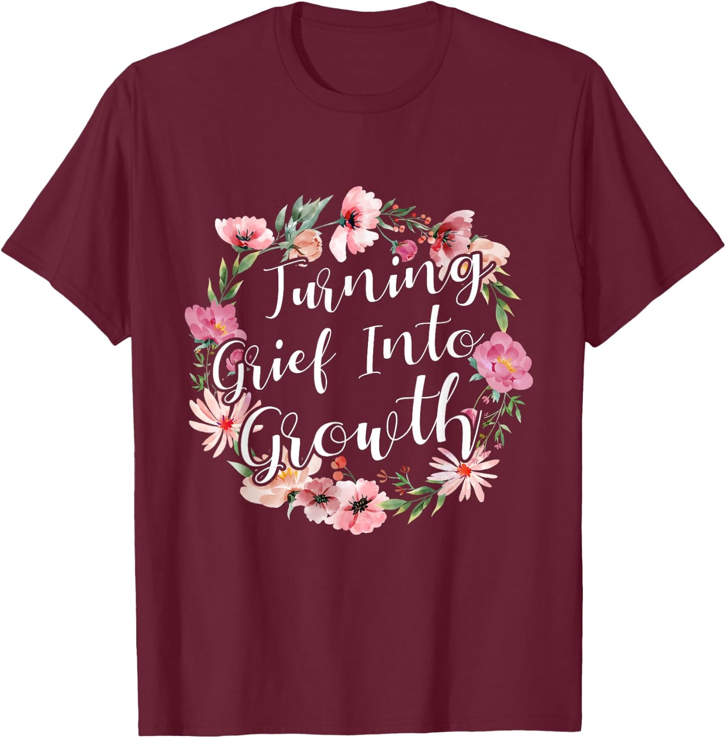 Death Doula Job Profession Women's Black Modern Classic Solid with Text T Back Short Sleeve Cotton 65% Polyester 35% Classic Fit Imported End Of Life Doula Small T-Shirt - T-Shirt | Maroon