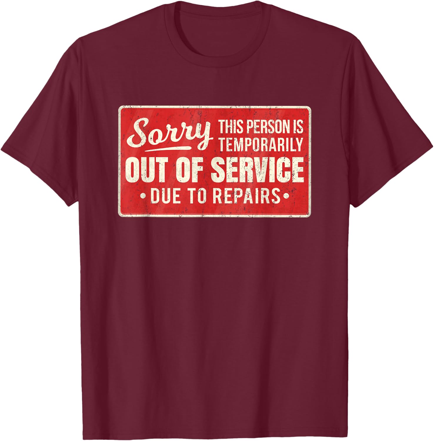 Funny Hip Knee Shoulder Joint Replacement Surgery T-Shirt - T-Shirt | Maroon