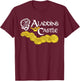 Aladdin's Castle Funny Quote - Adults - Black - Small - Short Sleeve - Classic Fit T-Shirt - T-Shirt | Maroon