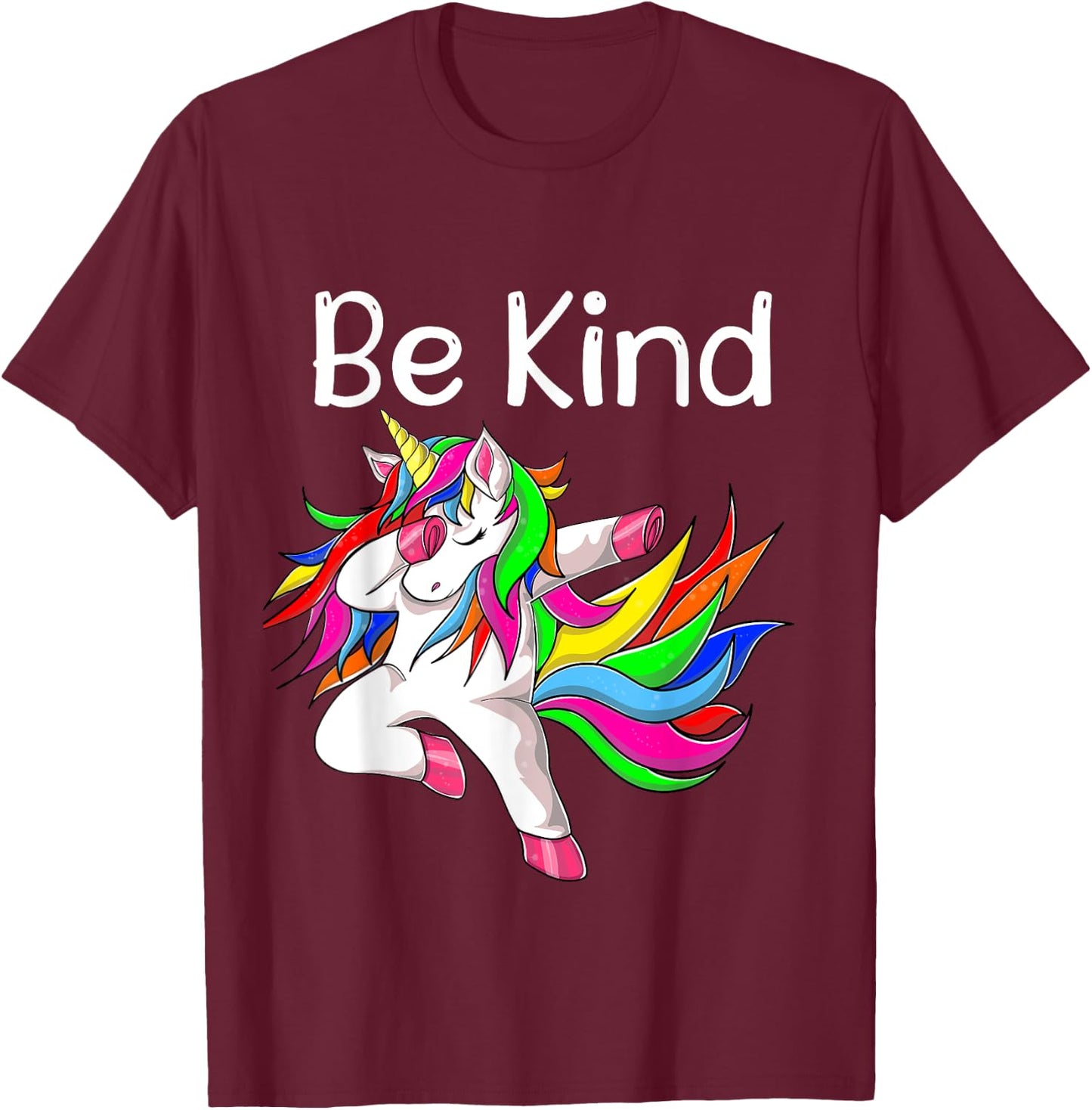 Be Kind Heart Unity Day Anti Bulling Kindness Matters Kids T-Shirt - T-Shirt | Maroon