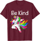 Be Kind Heart Unity Day Anti Bulling Kindness Matters Kids T-Shirt - T-Shirt | Maroon