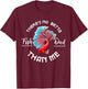 There's No Betta Fish Dad Than Me, Fun Aquarist Aquarium T-Shirt - T-Shirt | Maroon