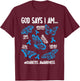 God Says I Am Diabetes Awareness Butterfly Christian T-Shirt - T-Shirt | Maroon