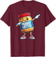 Funny Peanut Butter Jelly Jar Dabbing Boys Girls Kids T-Shirt - T-Shirt | Maroon