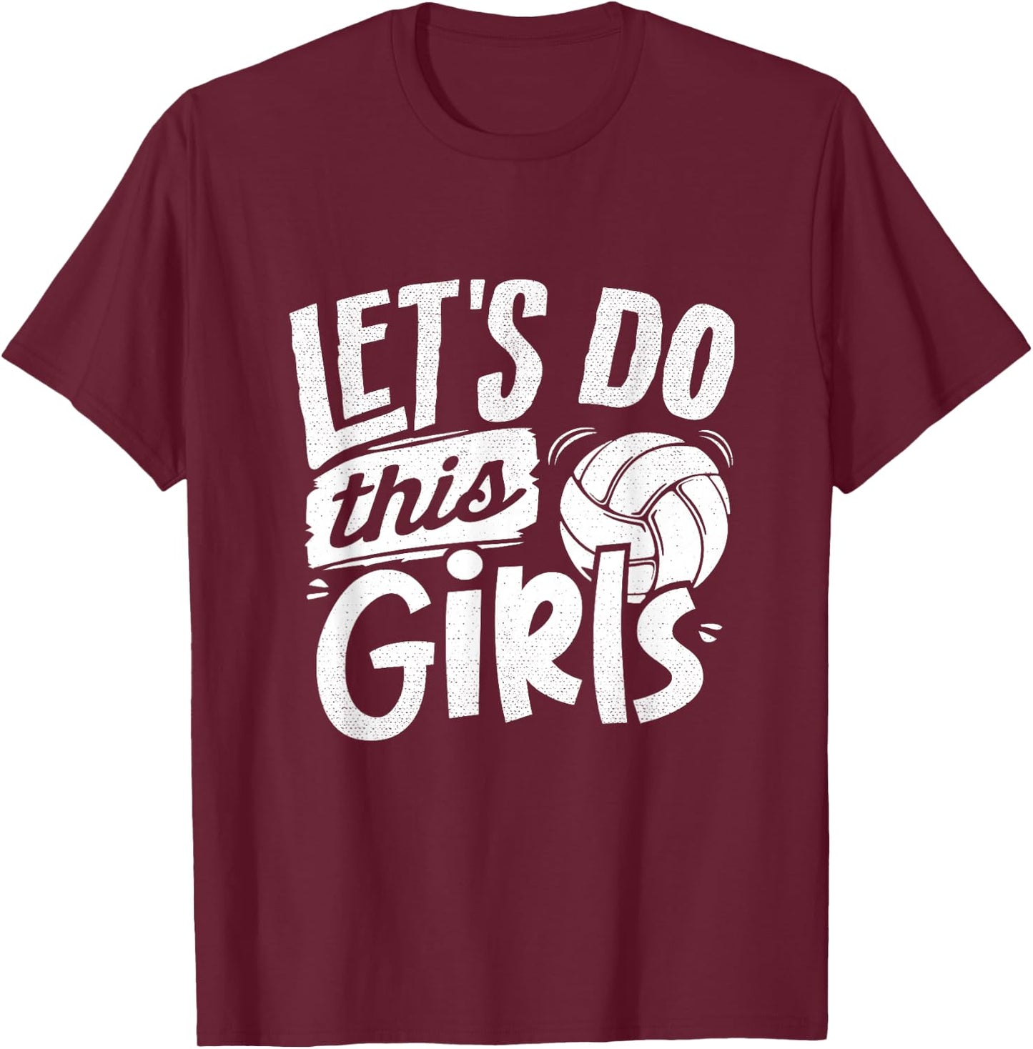 Volleyball Mom Shirt Women Girls Volleyball Player T-Shirt - T-Shirt | Maroon