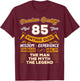 Vintage The Man Myth Legend 85 Birthday For 85 Years Old T-Shirt - T-Shirt | Maroon