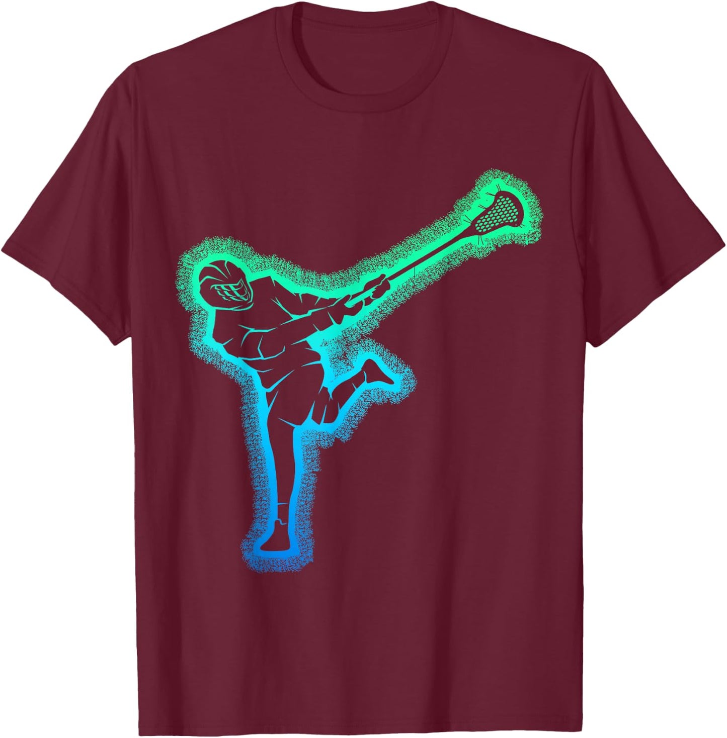 Lacrosse Kids Boys Youth T-Shirt - T-Shirt | Maroon