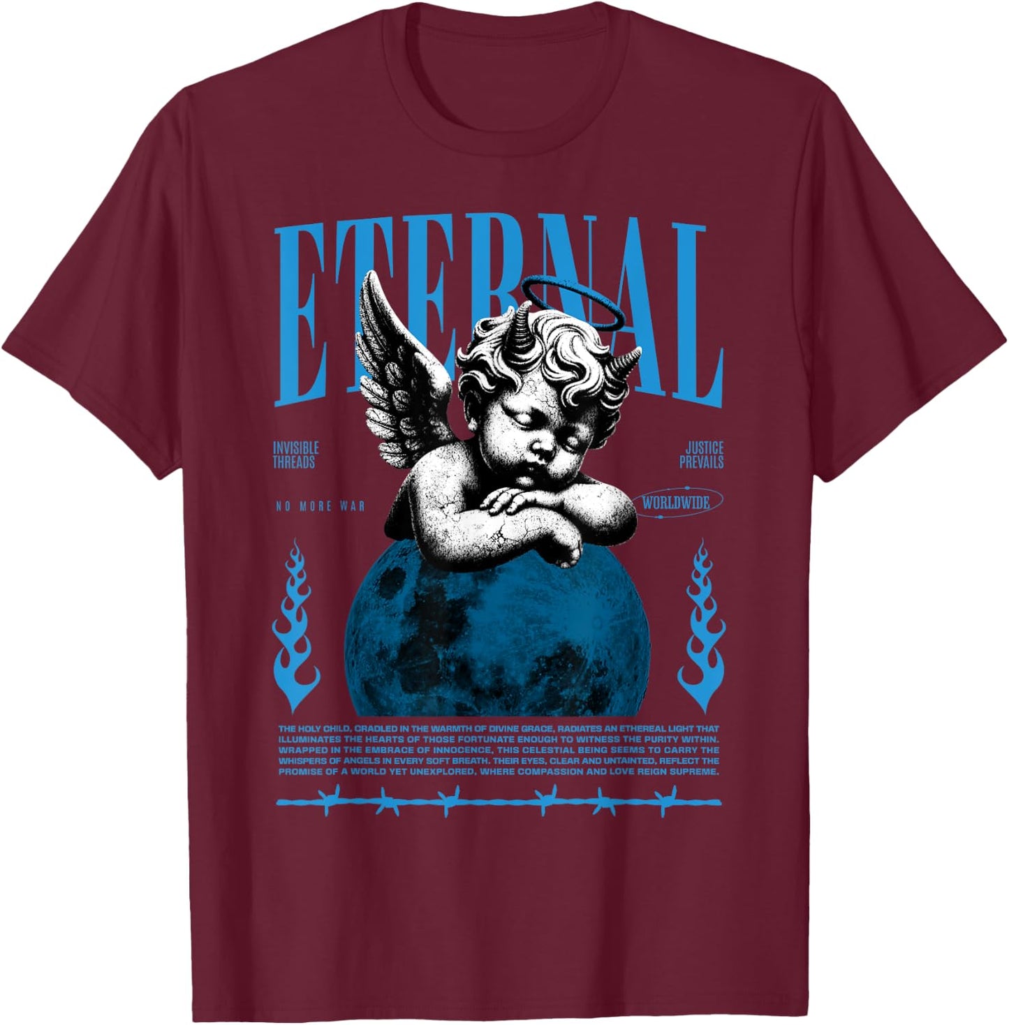 Eternal Powder Blue 9s Matching Women T-Shirt - T-Shirt | Maroon