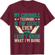 Cornhole Player My Cornhole Technique T-Shirt - T-Shirt | Maroon