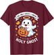Christian Halloween Kids Only Ghost I Know is the Holy Ghost T-Shirt - T-Shirt | Maroon