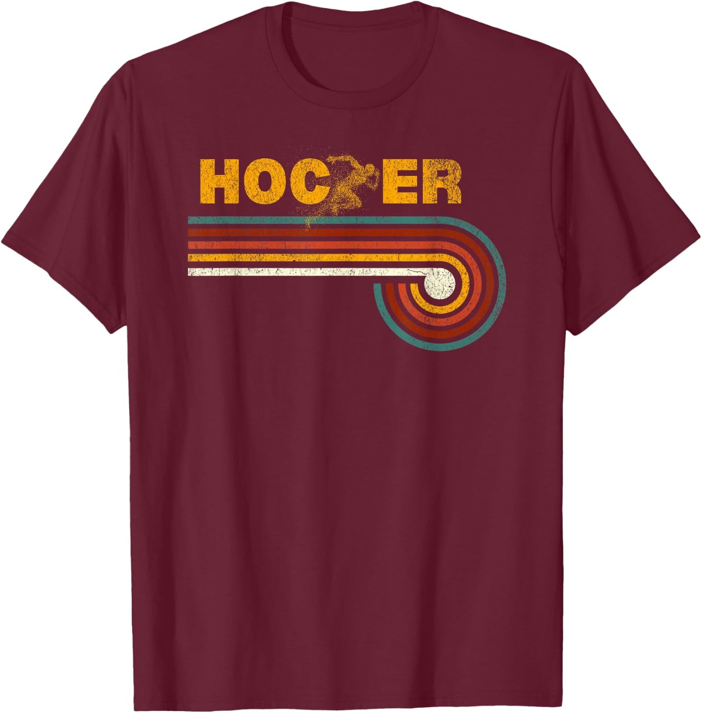 Retro Cole Hocker T Track 1,500 Race T T-Shirt - T-Shirt | Maroon