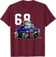 1968 68 Chevelle SS Trending Chevys Muscle Car Funny T-Shirt - T-Shirt | Maroon