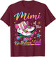 Mimi Of The Birthday Girl Rolling Skate Family Matching T-Shirt - T-Shirt | Maroon