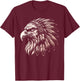 Native American Indian Day Pride Indigenous Cherokee Eagle T-Shirt - T-Shirt | Maroon