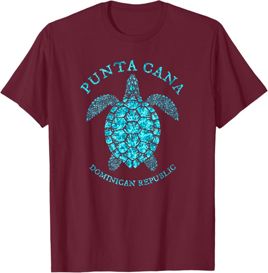 Punta Cana Dominican Republic Sea Turtle Boys Girls Toddler T-Shirt - T-Shirt | Maroon