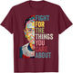 Fight For The Things You Care About Feminist Vintage T-Shirt - T-Shirt | Maroon