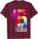 Kids 6 YEARS OF BEING AWESOME GOLF 6TH BIRTHDAY T-Shirt - T-Shirt | Maroon