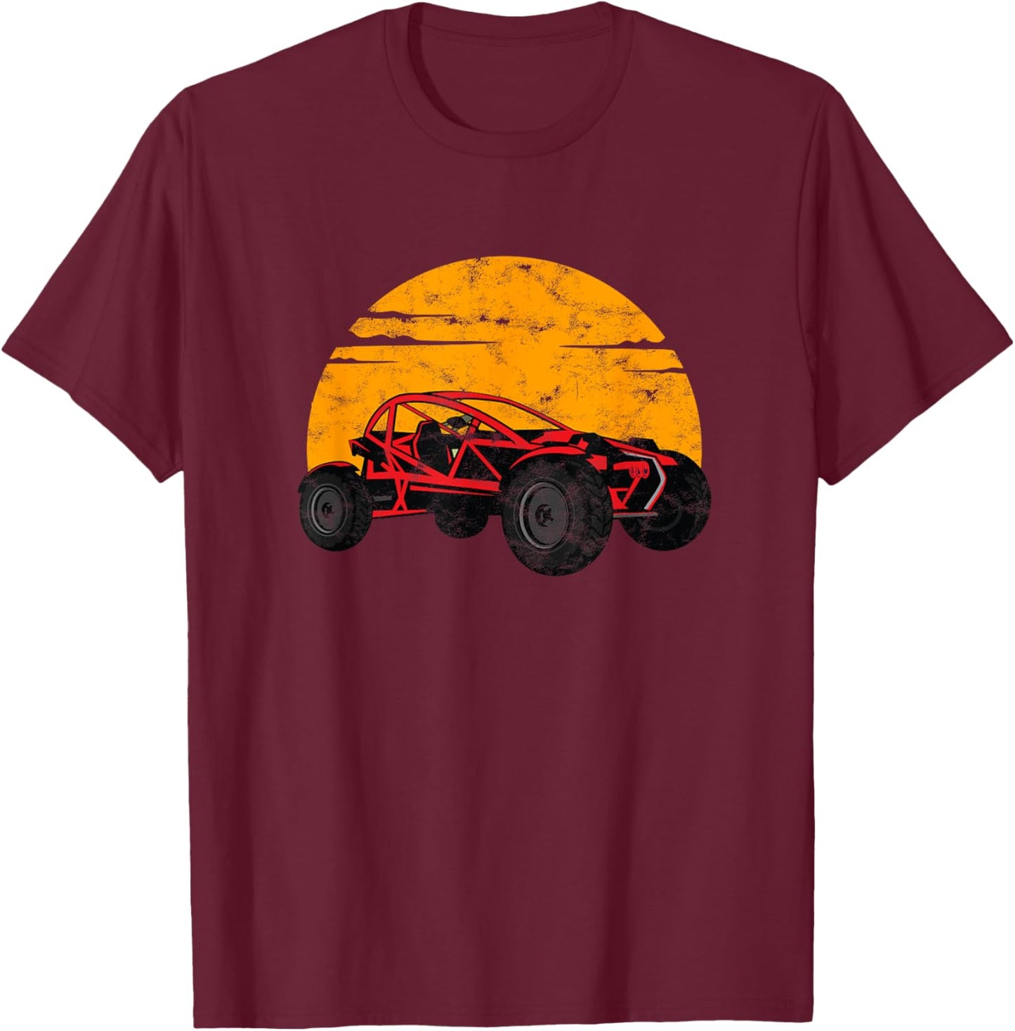 Sand Rail Riding Sand Rail Racing Dune Buggy Sand Rail T-Shirt - T-Shirt | Maroon
