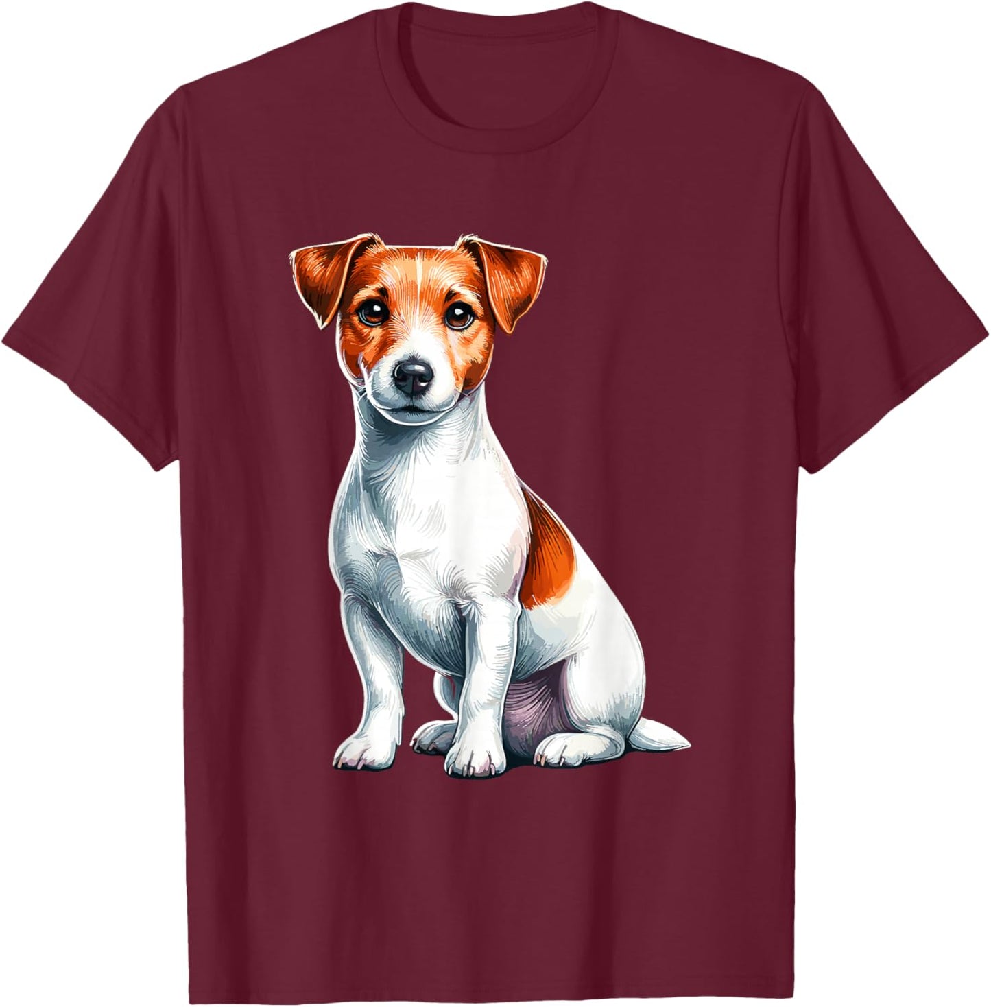 Jack Russell Terrier T-Shirt - T-Shirt | Maroon