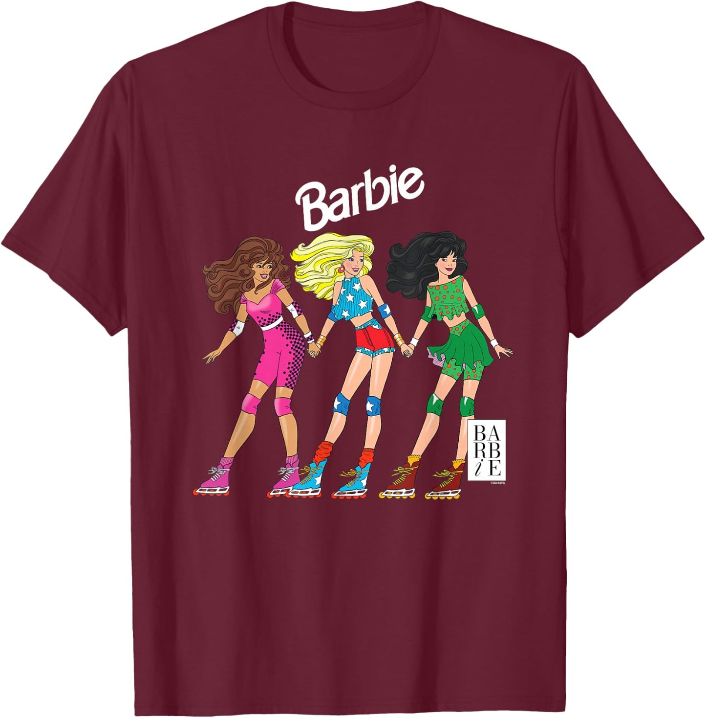 Barbie - Skating Fun T-Shirt - T-Shirt | Maroon