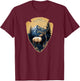Rocky Mountain National Park Colorado Elk T-Shirt - T-Shirt | Maroon