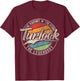 Turlock CA | California | Vintage Distressed T-Shirt - T-Shirt | Maroon