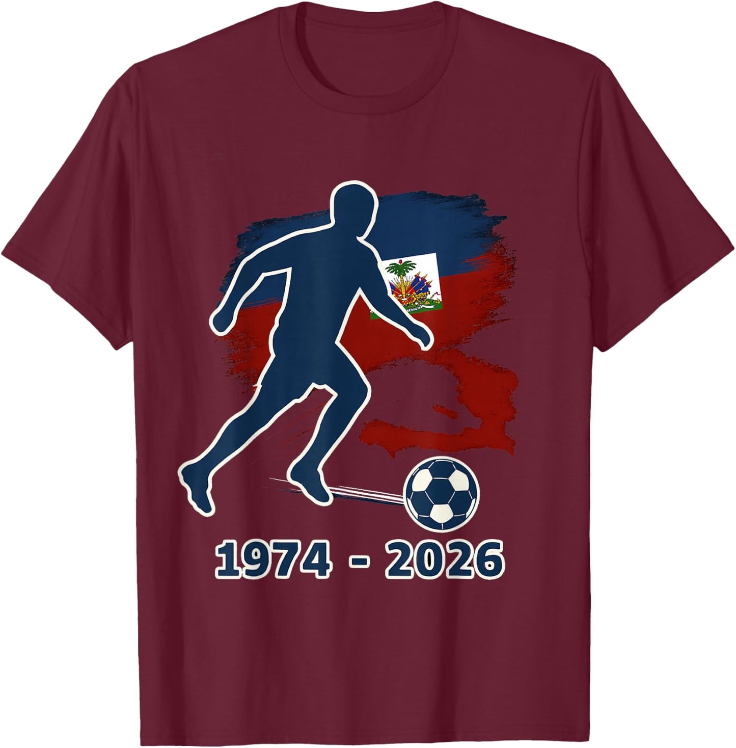 Haiti in Motion T-Shirt - T-Shirt | Maroon