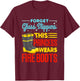 Forget Glass Slippers This Princess Wears Fire Boots T-Shirt - T-Shirt | Maroon