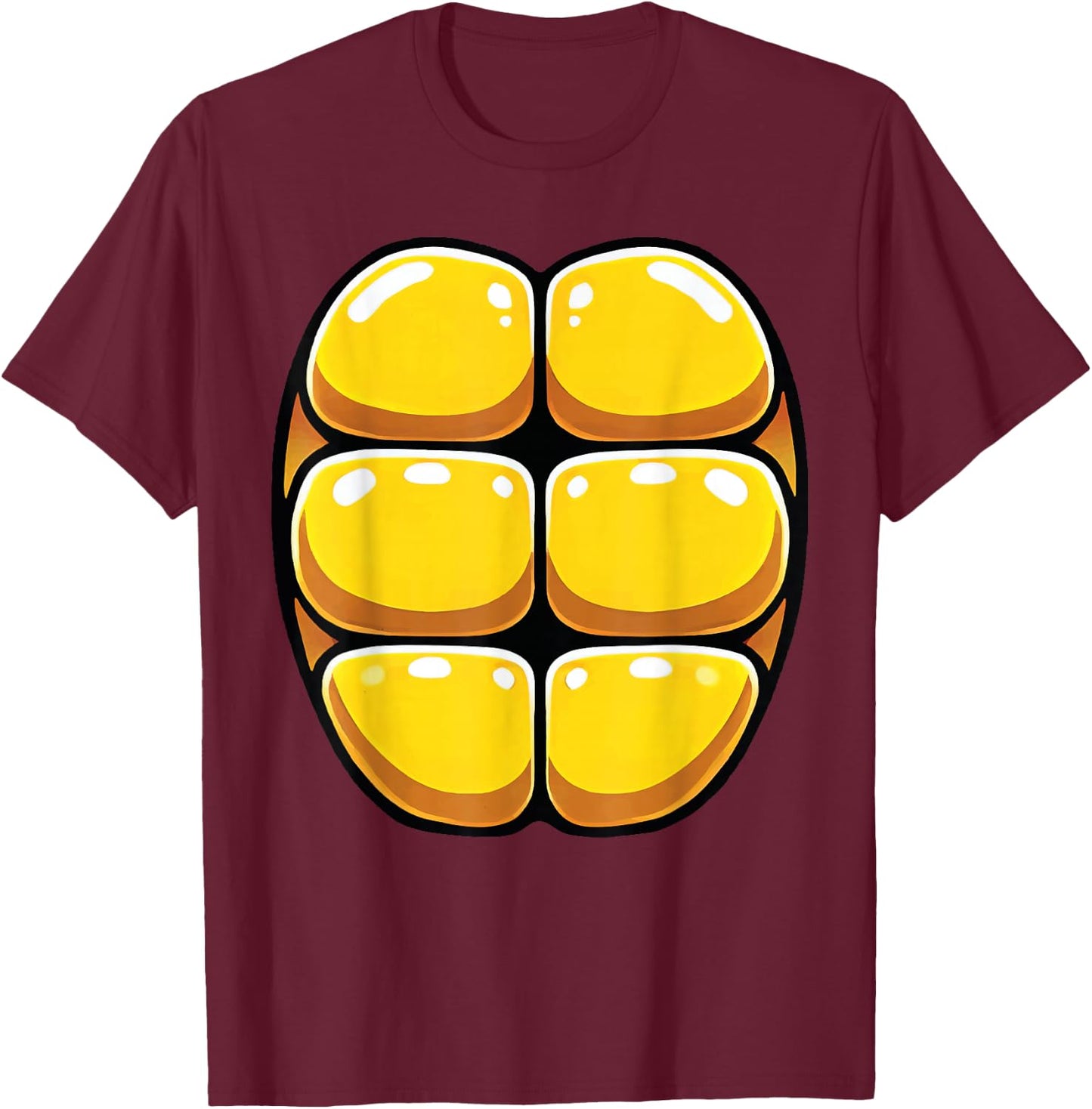 Turtle Costume Shirt DIY Adult Kids Funny Halloween Costume T-Shirt - T-Shirt | Maroon